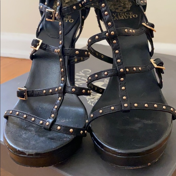 VINCE CAMUTO, Revelli Studded Gladiator Heels - Picture 8 of 8